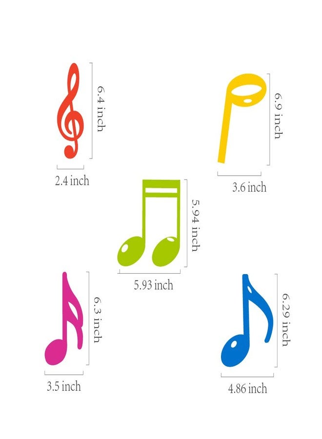 CC HOME 30Pack Music Note Hanging Swirls Piano Musical Note Ceiling Streamer Birthday Party Decorations Emotional Music Themed Party Favors for Holiday Baby Shower Home Decoration Party Supplies - Image 2